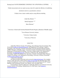 Rey-Mermet et al. - 2021 - Neither measurement error nor speed-accuracy trade